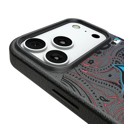 Miami Marlins Paisley MagSafe Compatible Phone Case for Apple iPhone