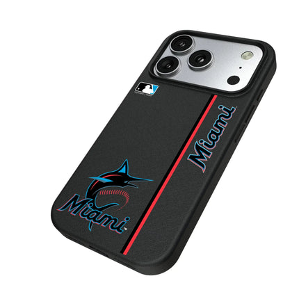 Miami Marlins Sidebar MagSafe Compatible Phone Case for Apple iPhone