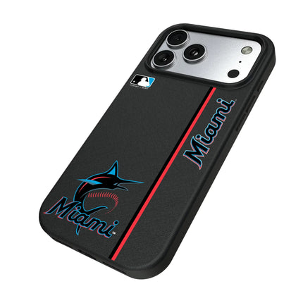 Miami Marlins Sidebar MagSafe Compatible Phone Case for Apple iPhone