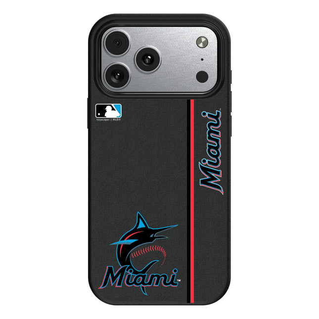 Miami Marlins Sidebar MagSafe Compatible Phone Case for Apple iPhone