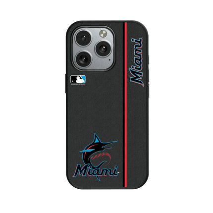 Miami Marlins Sidebar MagSafe Compatible Phone Case for Apple iPhone