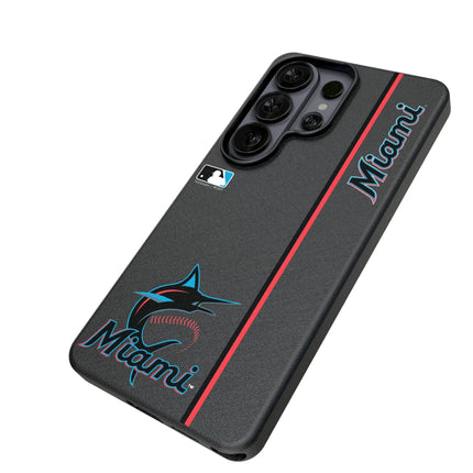 Miami Marlins Sidebar MagSafe Compatible Phone Case for Samsung Galaxy