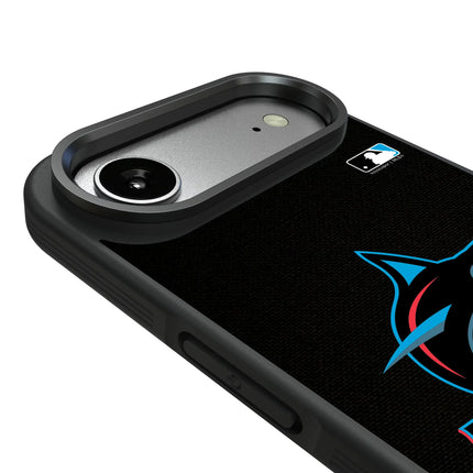 Miami Marlins Solid Bump Phone Case for Apple iPhone