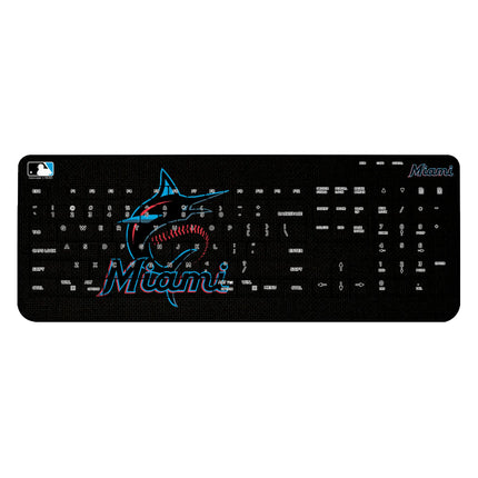 Miami Marlins Solid Wireless USB Keyboard
