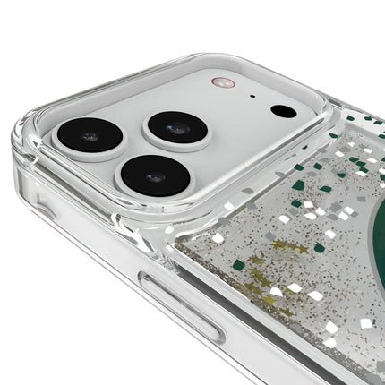 Michigan State University Spartans Confetti Glitter Phone Case for Apple iPhone