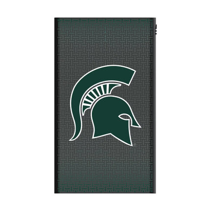 Michigan State University Spartans Linen 5000mAh Flat Powerbank