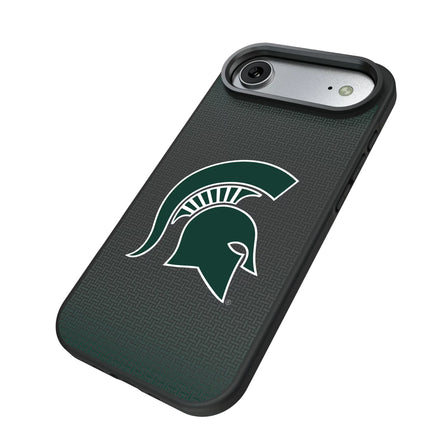 Michigan State University Spartans Linen Bump Phone Case for Apple iPhone