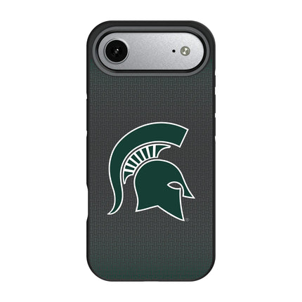 Michigan State University Spartans Linen Bump Phone Case for Apple iPhone