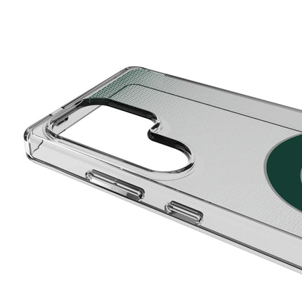 Michigan State University Spartans Linen Clear Phone Case for Samsung Galaxy