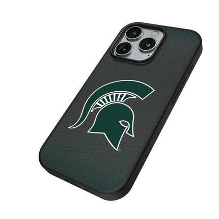 Michigan State University Spartans Linen MagSafe Compatible Phone Case for Apple iPhone