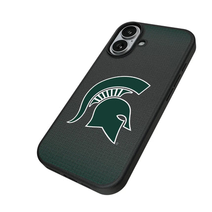 Michigan State University Spartans Linen MagSafe Compatible Phone Case for Apple iPhone