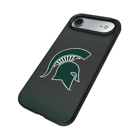 Michigan State University Spartans Linen MagSafe Compatible Phone Case for Apple iPhone