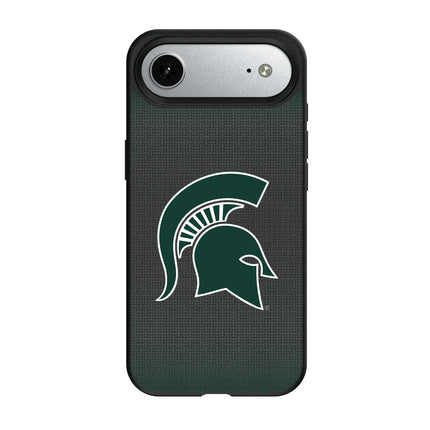 Michigan State University Spartans Linen MagSafe Compatible Phone Case for Apple iPhone