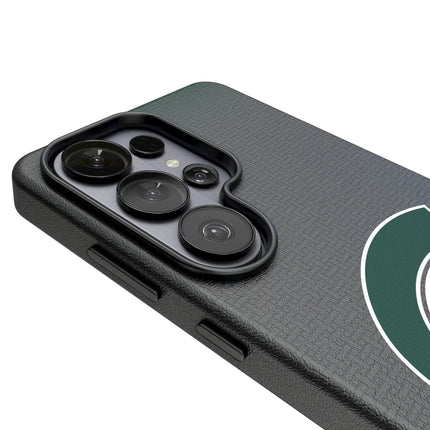 Michigan State University Spartans Linen MagSafe Compatible Phone Case for Samsung Galaxy