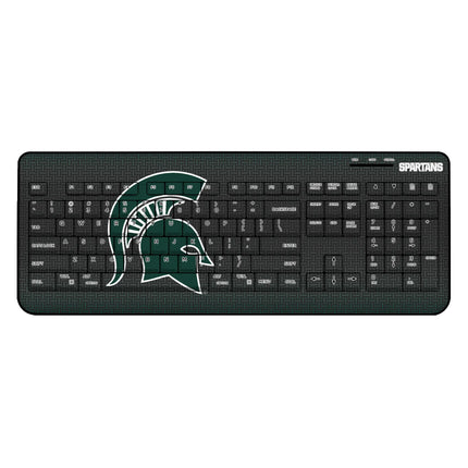 Michigan State University Spartans Linen Wireless USB Keyboard
