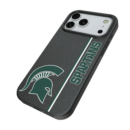 Michigan State University Spartans Sidebar MagSafe Compatible Phone Case for Apple iPhone