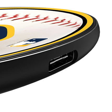Milwaukee Brewers Baseball 15-Watt Wireless Charger