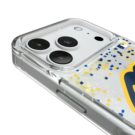 Milwaukee Brewers Confetti Glitter Phone Case for Apple iPhone