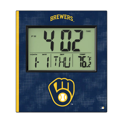 Milwaukee Brewers Hatch Wall Clock