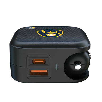 Milwaukee Brewers Linen 2 in 1 USB A/C Charger