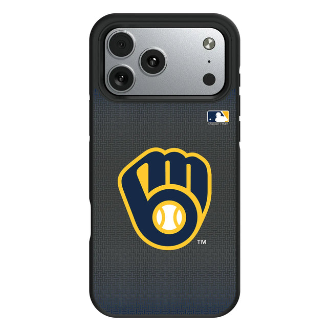 Milwaukee Brewers Linen Bump Phone Case for Apple iPhone