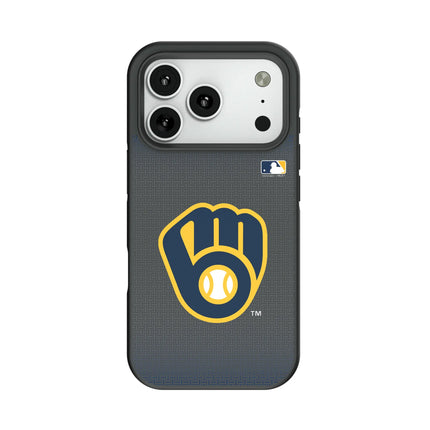 Milwaukee Brewers Linen Bump Phone Case for Apple iPhone