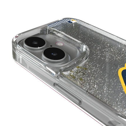 Milwaukee Brewers Linen Glitter Phone Case for Apple iPhone