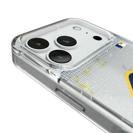 Milwaukee Brewers Linen Glitter Phone Case for Apple iPhone