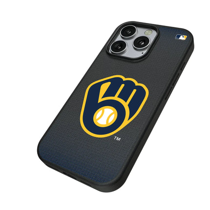 Milwaukee Brewers Linen MagSafe Compatible Phone Case for Apple iPhone