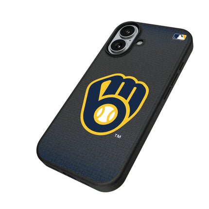 Milwaukee Brewers Linen MagSafe Compatible Phone Case for Apple iPhone