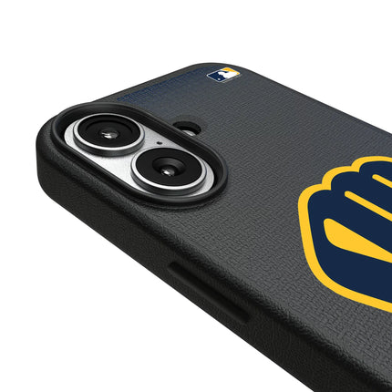 Milwaukee Brewers Linen MagSafe Compatible Phone Case for Apple iPhone