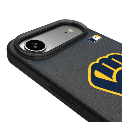 Milwaukee Brewers Linen MagSafe Compatible Phone Case for Apple iPhone