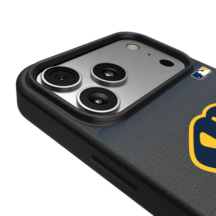 Milwaukee Brewers Linen MagSafe Compatible Phone Case for Apple iPhone
