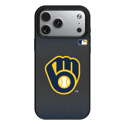 Milwaukee Brewers Linen MagSafe Compatible Phone Case for Apple iPhone