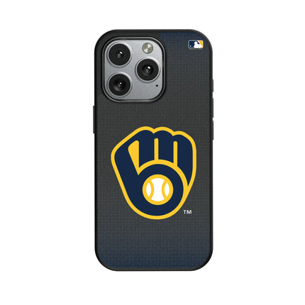 Milwaukee Brewers Linen MagSafe Compatible Phone Case for Apple iPhone