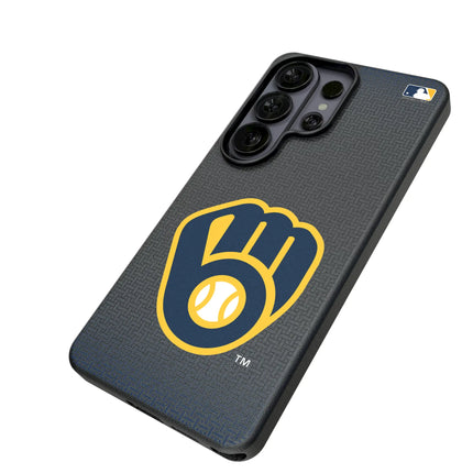 Milwaukee Brewers Linen MagSafe Compatible Phone Case for Samsung Galaxy