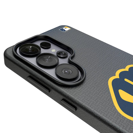 Milwaukee Brewers Linen MagSafe Compatible Phone Case for Samsung Galaxy