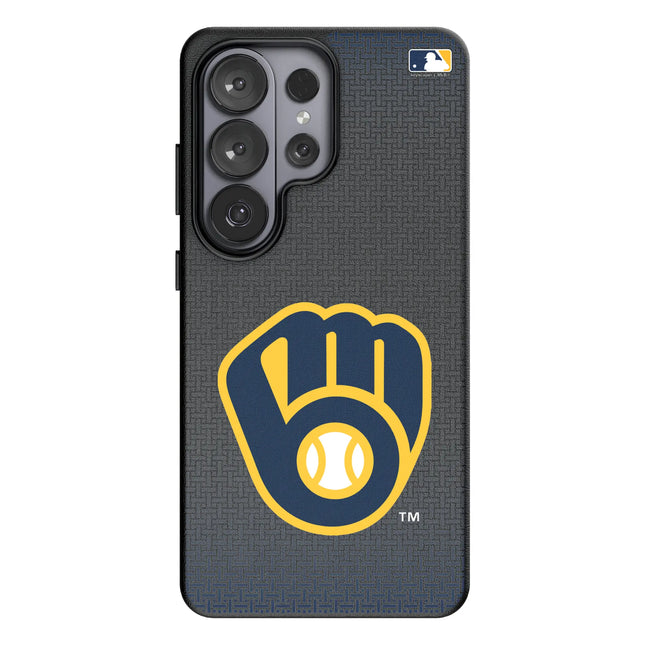 Milwaukee Brewers Linen MagSafe Compatible Phone Case for Samsung Galaxy