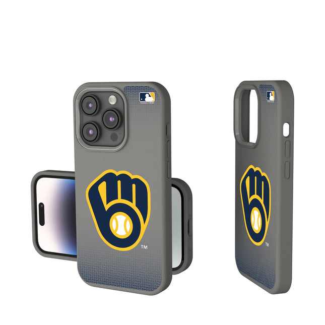 Milwaukee Brewers Linen Soft Touch Phone Case for Apple iPhone
