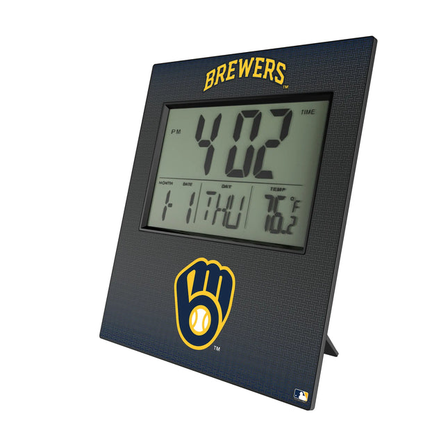 Milwaukee Brewers Linen Wall Clock