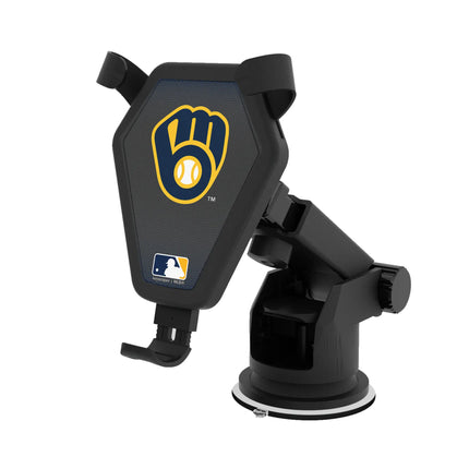 Milwaukee Brewers Linen Wireless Car Charger