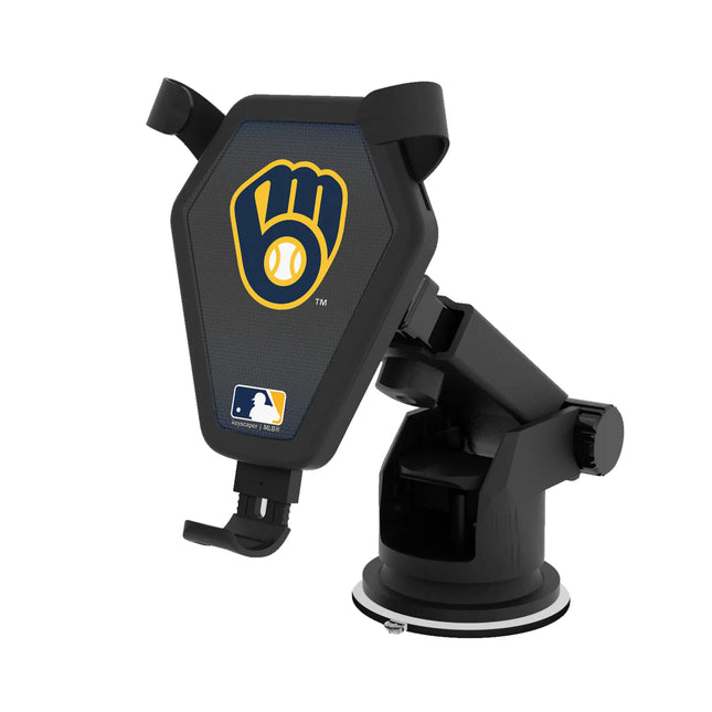Milwaukee Brewers Linen Wireless Car Charger