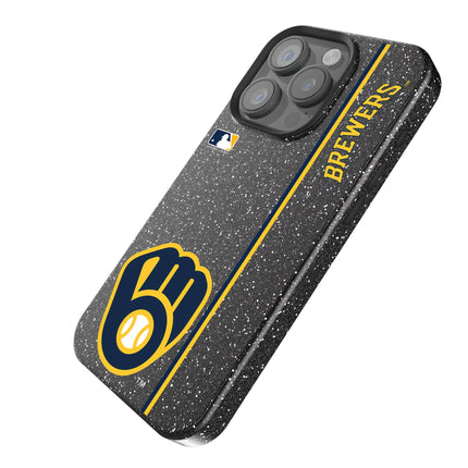 Milwaukee Brewers Sidebar Black Bling Phone Case for Apple iPhone