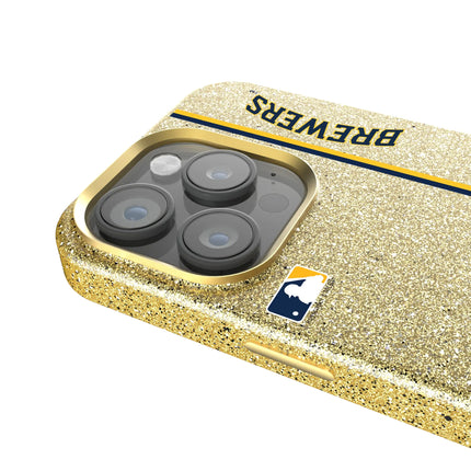 Milwaukee Brewers Sidebar Bling Phone Case for Apple iPhone