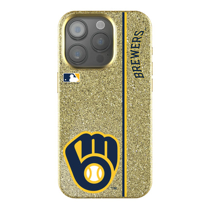 Milwaukee Brewers Sidebar Bling Phone Case for Apple iPhone