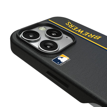 Milwaukee Brewers Sidebar MagSafe Compatible Phone Case for Apple iPhone