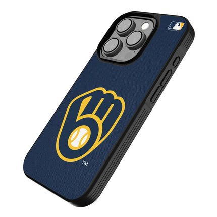 Milwaukee Brewers Solid Bump Phone Case for Apple iPhone