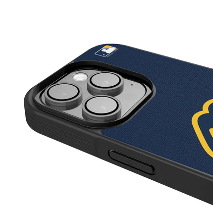 Milwaukee Brewers Solid Bump Phone Case for Apple iPhone