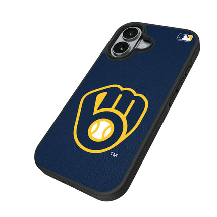 Milwaukee Brewers Solid Bump Phone Case for Apple iPhone