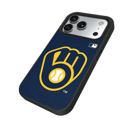 Milwaukee Brewers Solid Bump Phone Case for Apple iPhone